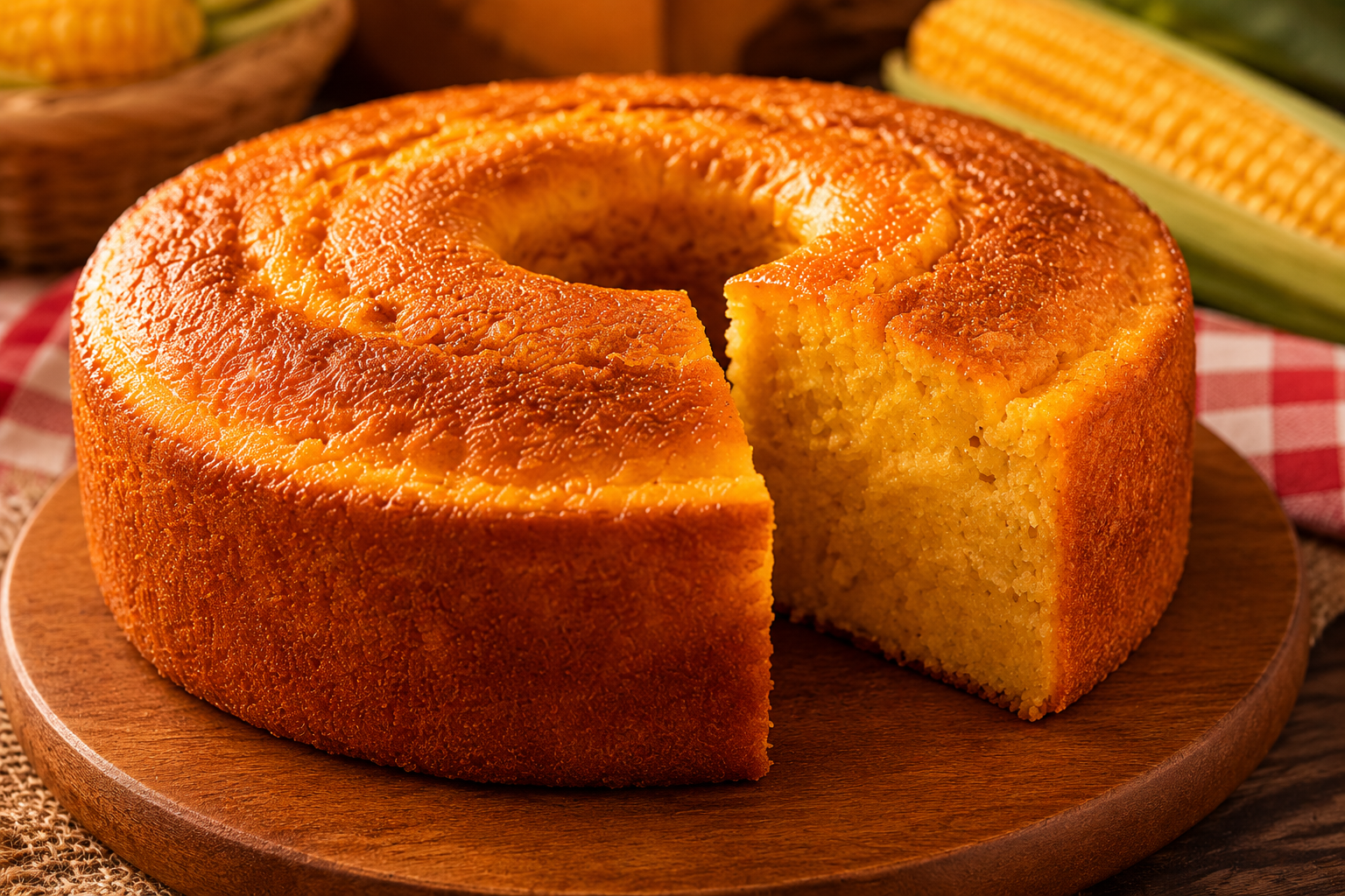 Bolo de Milho Junino