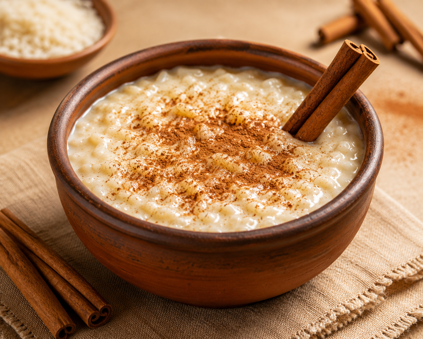 Arroz Doce com Canela